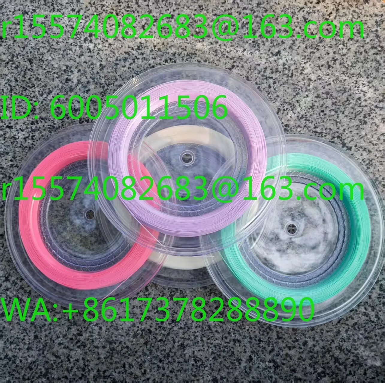 Badminton racket line large plate 200m meters, wire diameter 0.64 elastic type without elevation elastic line