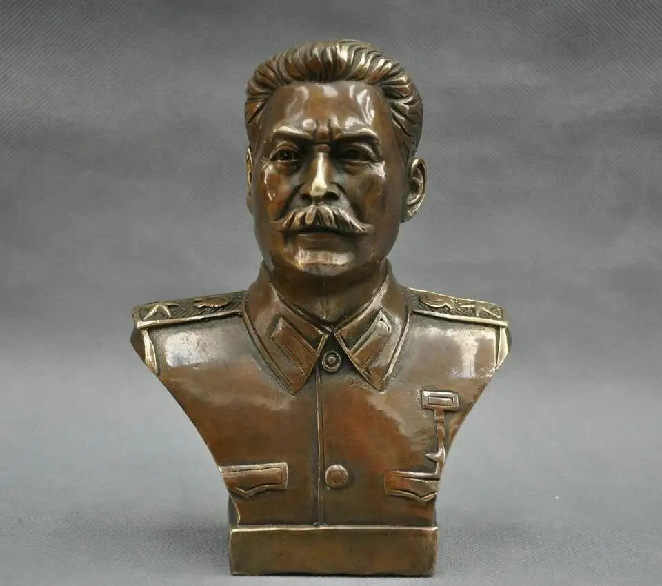 Russian Leader Joseph Stalin Bust Bronze Statue