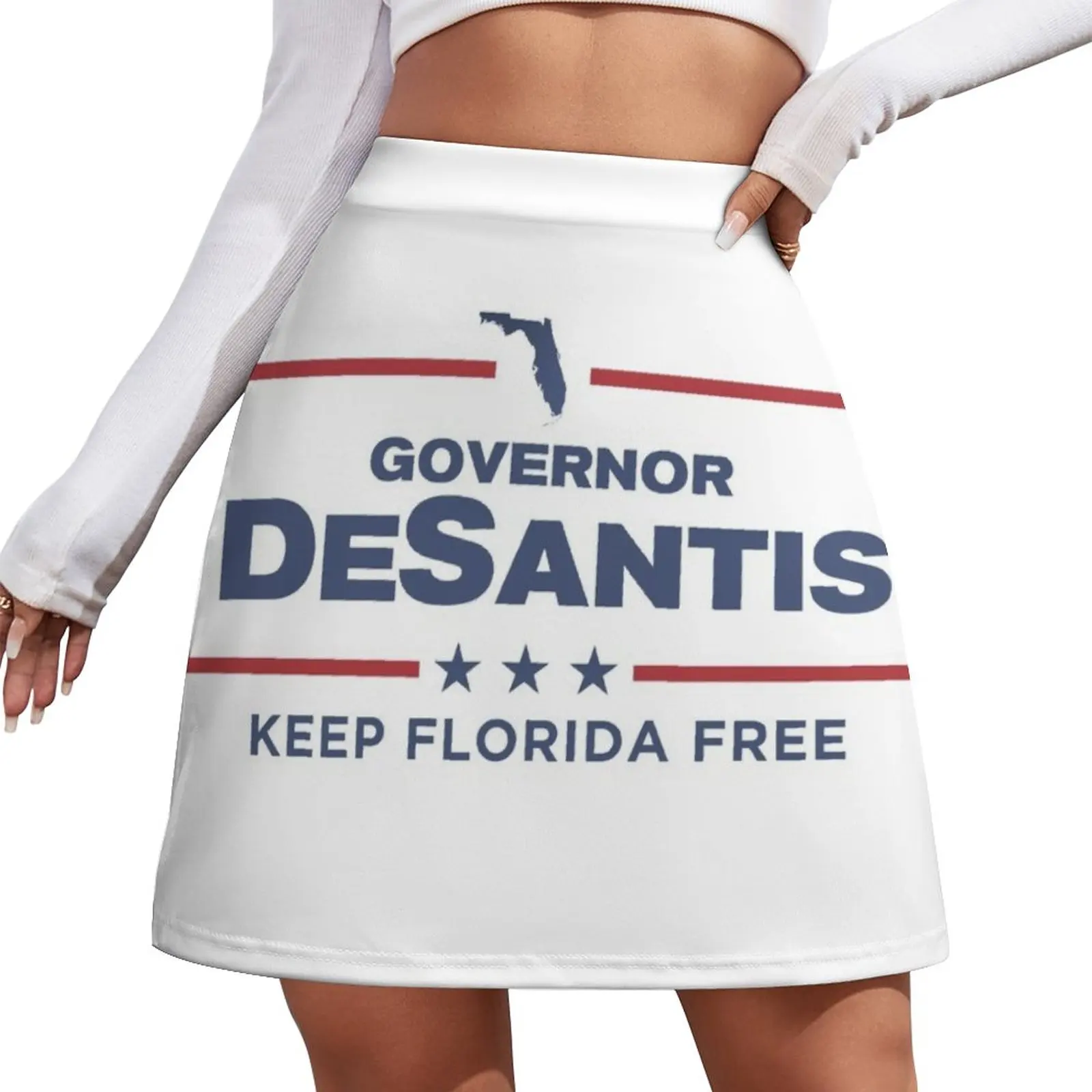 

DeSantis for Governor Mini Skirt Skirt satin womens clothing Korean clothing women's clothing trend 2023