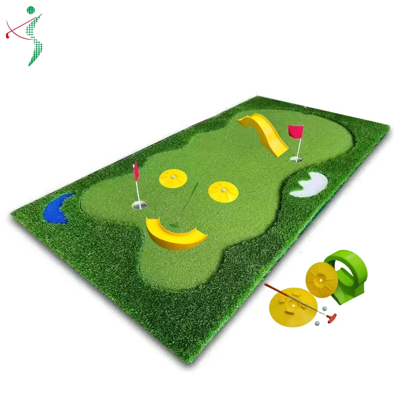 

13pcs Mini Golf Putting Green Obstacle Set Golf Putting Practice Equipment for Kids Adults