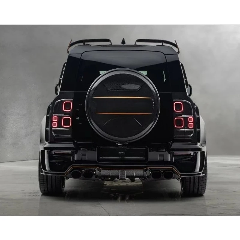Original Factory M Style Carbon Fiber Double Deck Rear Wing Spoiler Polished Finish 3M Installation for