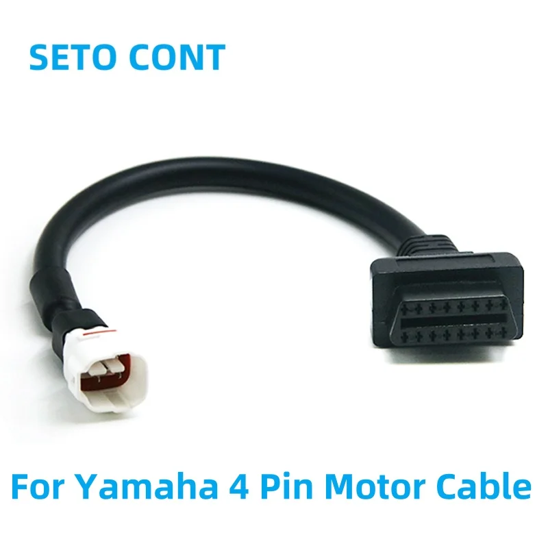 J1962 OBD Cable Motorbike Female 16 Pin Used for YAMAHA 3 Pin or 4 Pin Motorcycle OBDII Diagnostic Extension Cable OBD2 Adapter