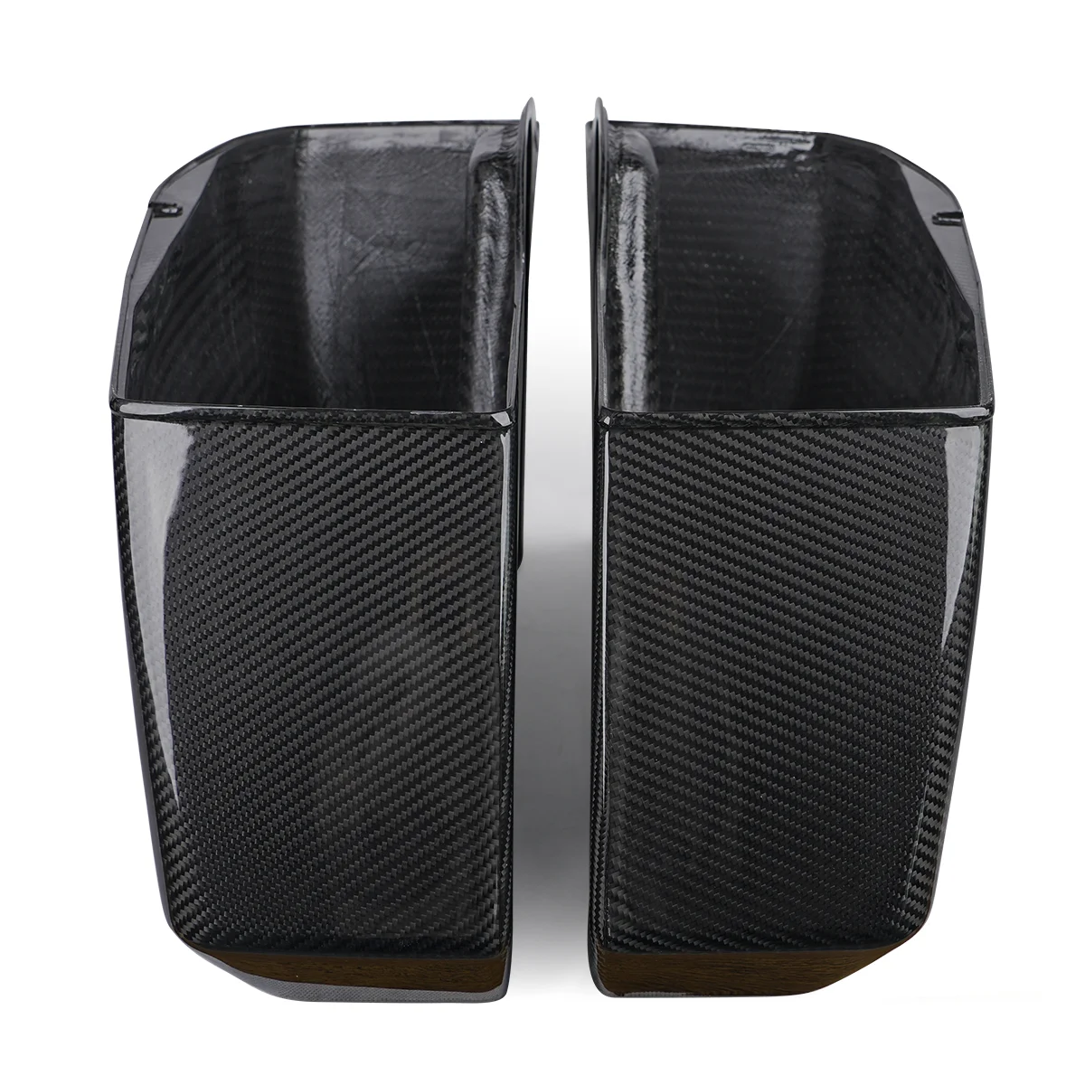 Motorcycle Forged Carbon Fiber Glossy Side Box Lower Body for Harley Davidson Road Glide Street Glide 2023-2024-2025