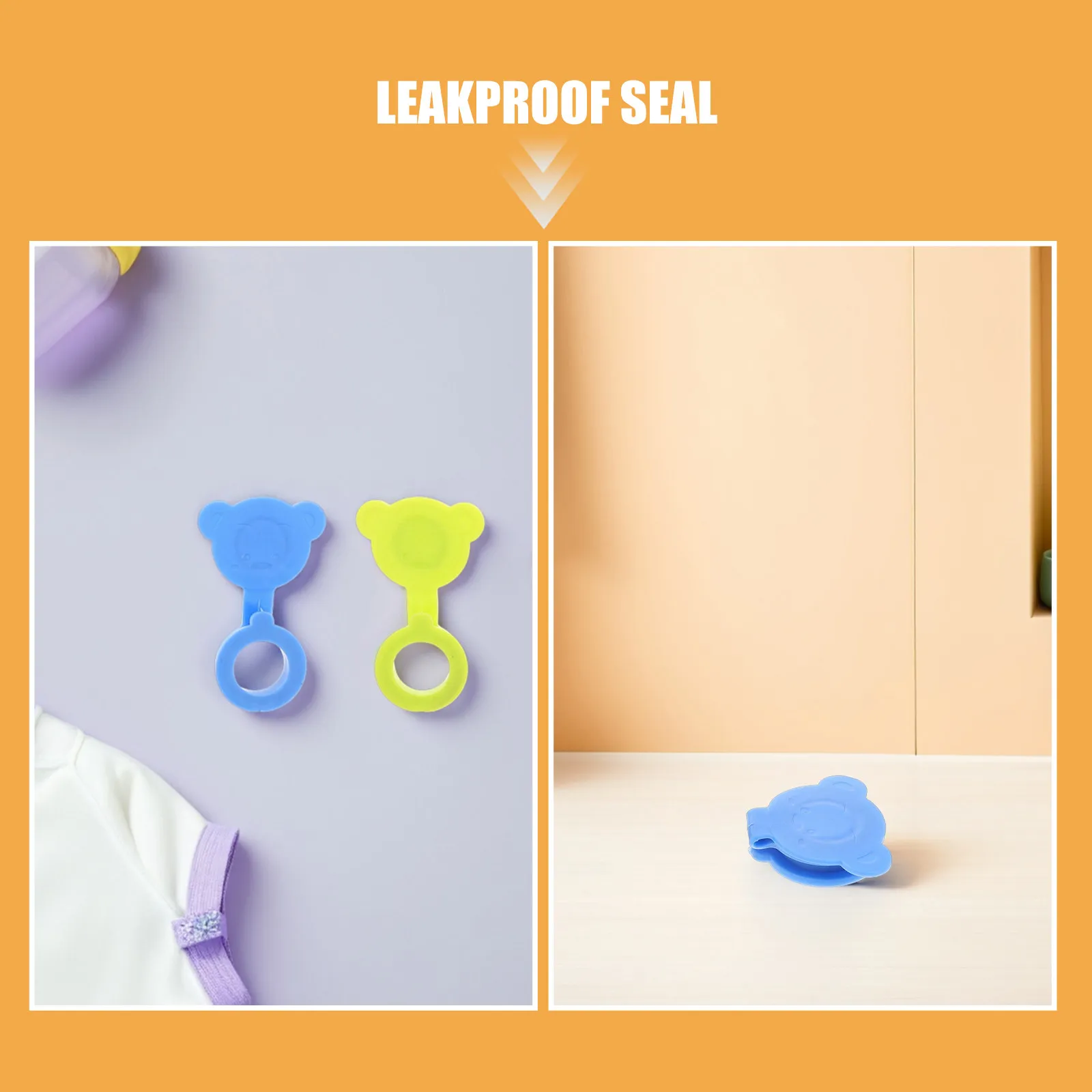4Pcs Silicone Bath Tub Stopper Bath Drain Plug Leakproof Seal Cartoon Sink Cover for Tub Shower Bathroom Use Green