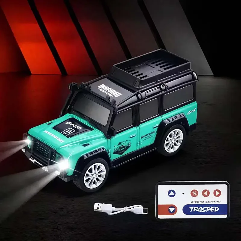 Afstandsbediening Mini Terreinwagen Legering 1:64 Model 2.4G 5-Kanaals Een Uur Lange Uithoudingsvermogen Drifts Elektrisch Speelgoed Voor Kinderen Geschenken