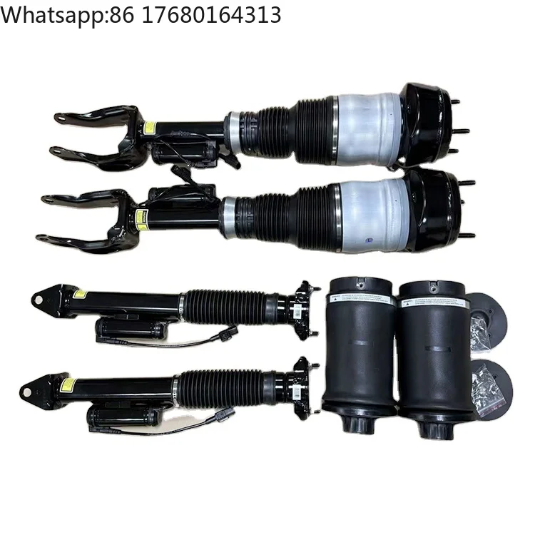 For Tenge 1Set Front Rear Air Suspension Shock Absorber With Air Spring Bellow for Mercedes W166 1663205566 1663205666