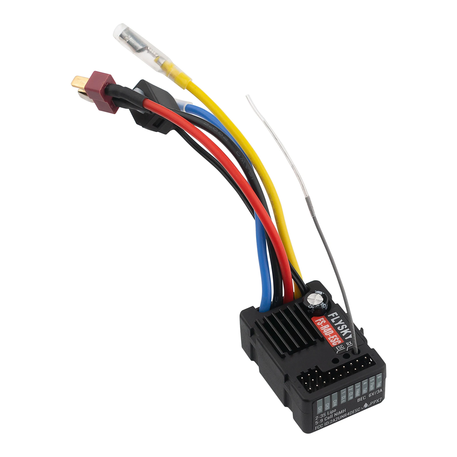 FLYSKY FS-R4D-ESC Speed LED Control 2 in 1 ANT Receiver for FS-HW-G4P MG4 G7P MG7 1/10 Crawler On-road Off-road Short Course