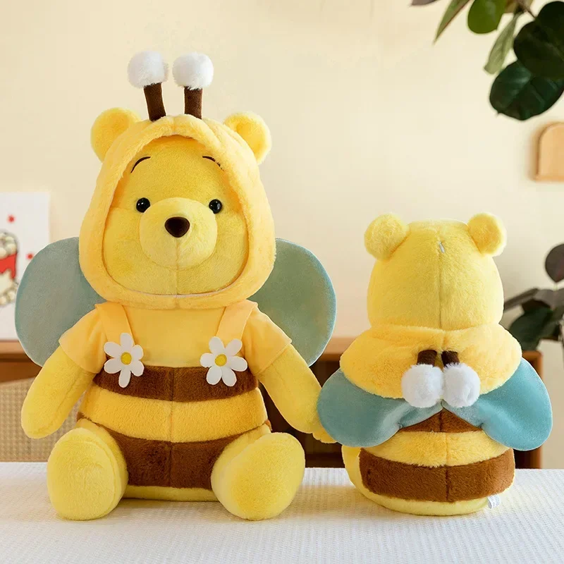 35/70cm Winnie The Pooh Disney Plush Toys Cute Kawaii Anime Plushie Dolls Pooh Bear Stuffed Pillows Gifts for Children Christmas