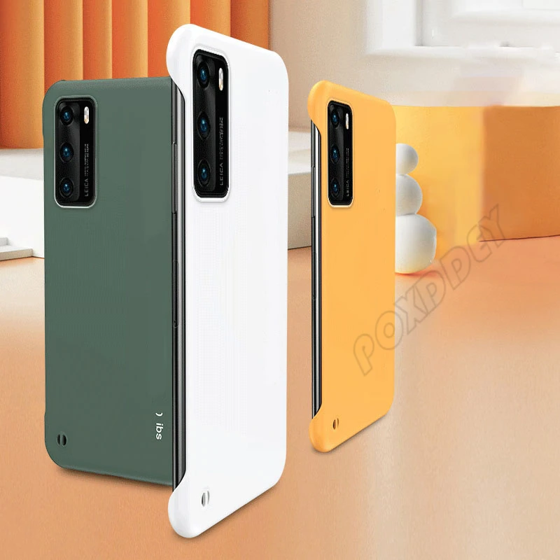 

Роскошный ультратонкий тонкий жесткий безрамный чехол из ПК для Huawei P50 Pro P60 Nova 9 Pro Nova 8 10 Pro 7 7i 5T 6 SE 3i матовый чехол