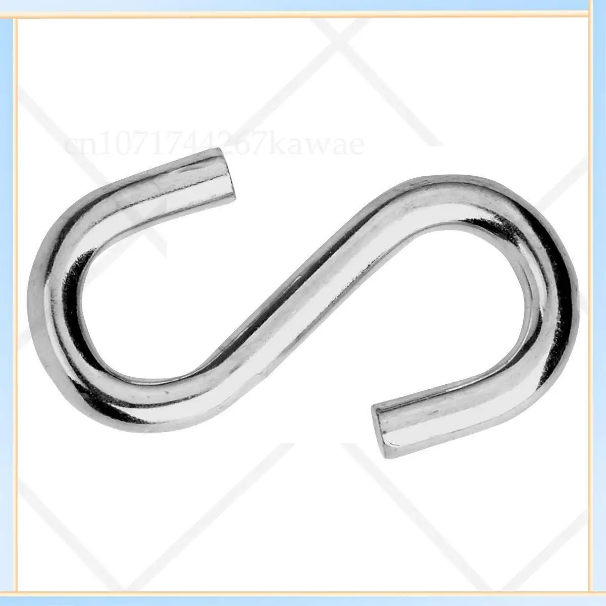

-A16I Heavy Duty S Hooks Ultra Thick Hammock S Shaped Hooks Galvanized Utility Hanger, Pack Of 2