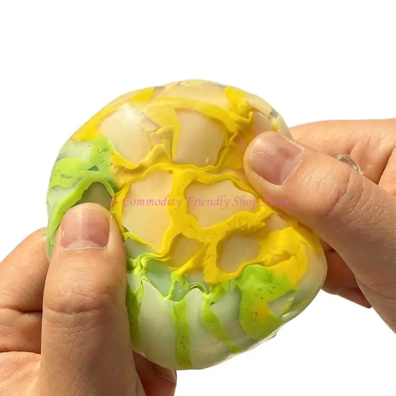 85AE Crispy Handmade Mint Dark Chocolate Stress Ball Soft TPR Squeeze Toy With Crackling Sound For Adults And Kids