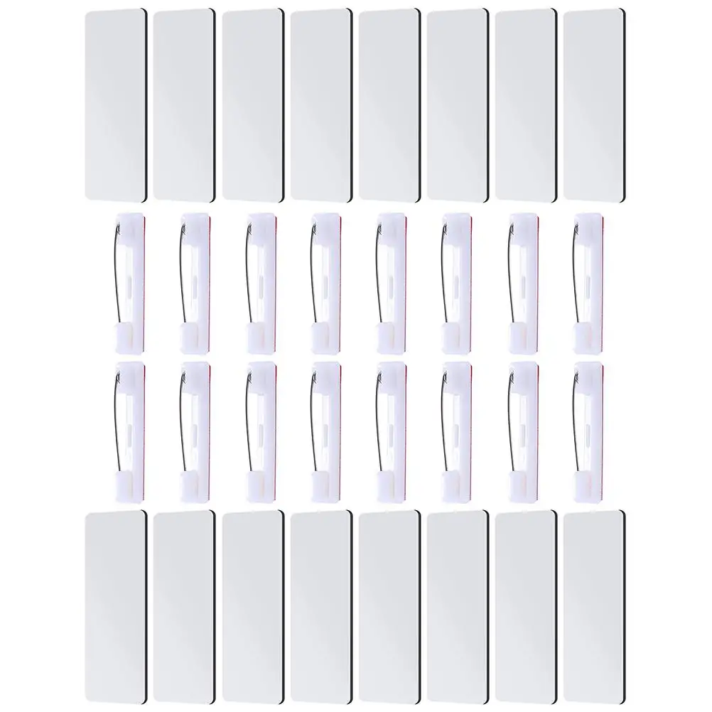 

16 Pcs Round Blank Name Tags Sublimation Pins Durable Transparent Film DIY Game Characters Work School Handmade Crafts