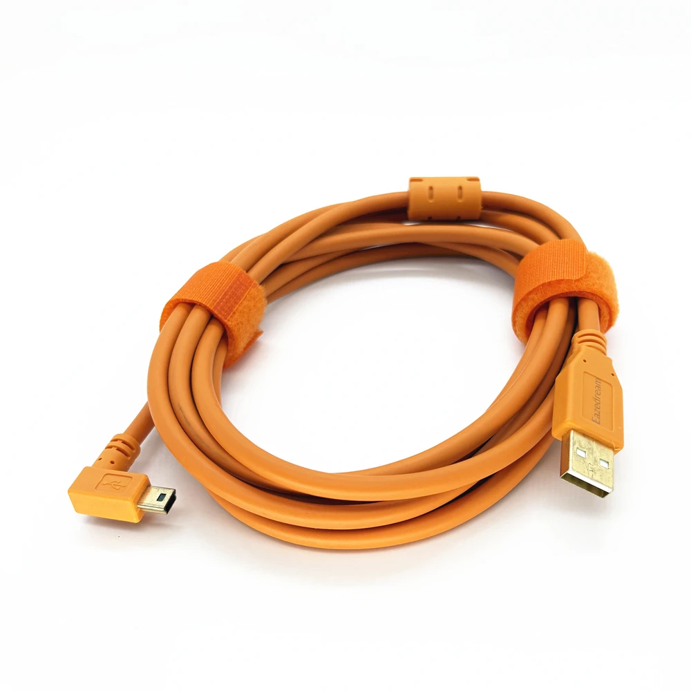 3m USB / Type-C to Mini USB Live Stream Tether Cable for Canon 6D 5D Mark II III 7D Camera PC Youtube Capture One IFC-200U USB-C