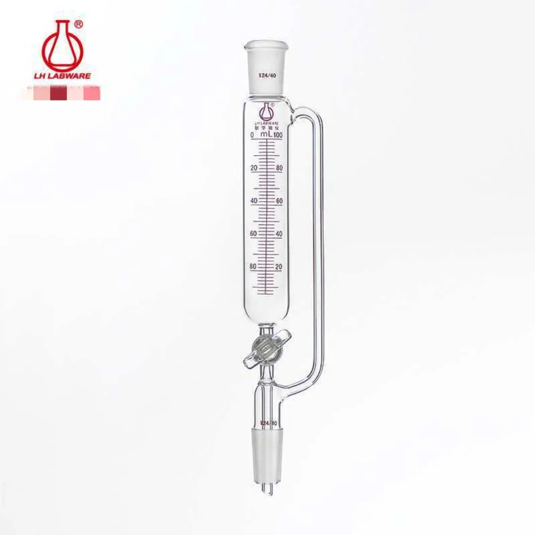 Constant pressure drip funnel scale with glass piston 10/25/60/100/250/500ml drip funnel