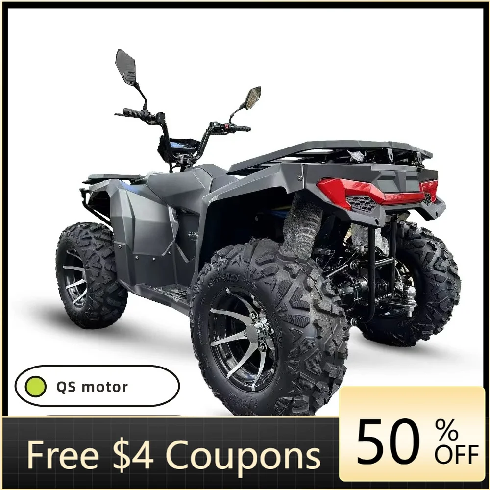 

Rs 72V 10000w electric cargo ATV long distance 4X4 180km range four-wheeled motorcycle adult automatic shaft drive system 4WD