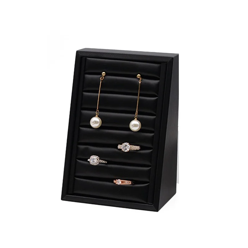 

ABZS 2X Rings Earrings Tray Storage Box Jewelry Organizer Case Display Holder Charming Women