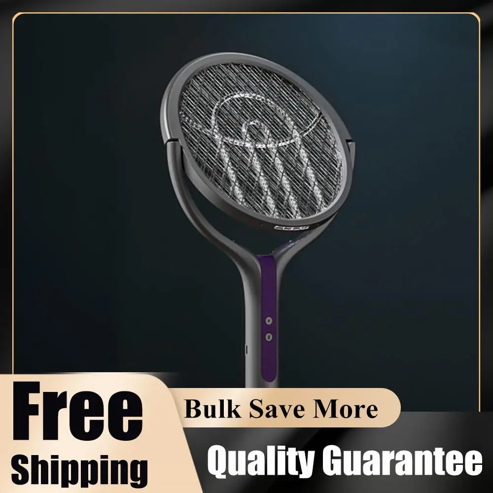 

Rotating Head Bug Zapper Racket Rechargeable Mosquito Swatter Fly Killer and Mosquito Trap Lamp for Indoor and Outdoor