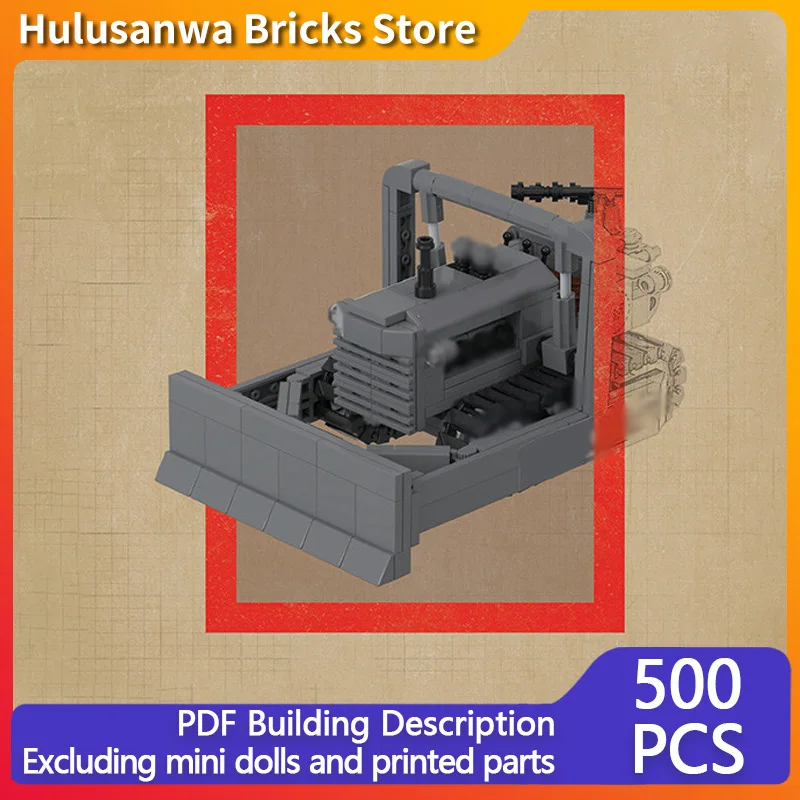 

Американский военный бульдозер: модель MOC, конструктор, военная техника, модульные технологии, подарки, праздничный набор для сборки, детские игрушки