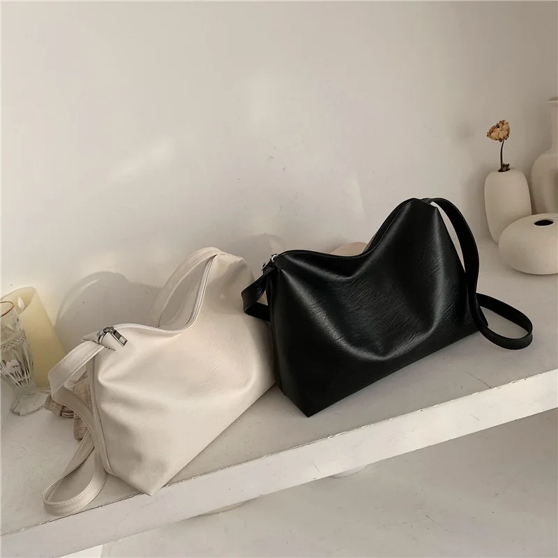 Fashion Women Messenger Bag Large Capacity Ladies Daily Casual Tote Soft PU Leather Female Big Shoulder Bags Purse Handbags