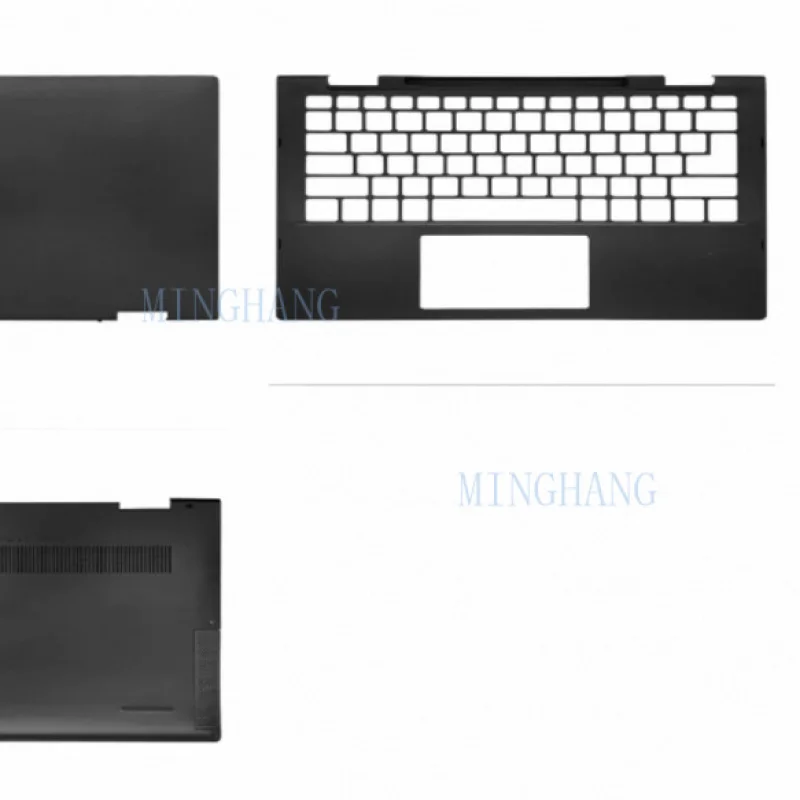 

M M for Dell Inspiron 13 7300 7306 2-in-1 Black Brown LCD Back Palmrest Buttom Cover
