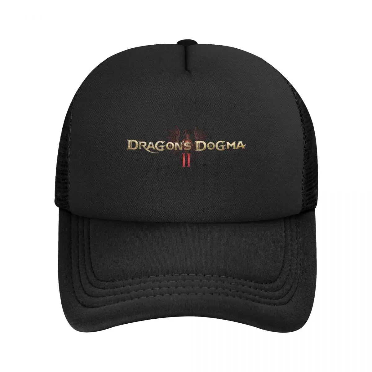 Dragon's Dogma 2 Distressed Logo Baseball Cap Wild Ball Hat Big Size Hat custom Hat Women Men's