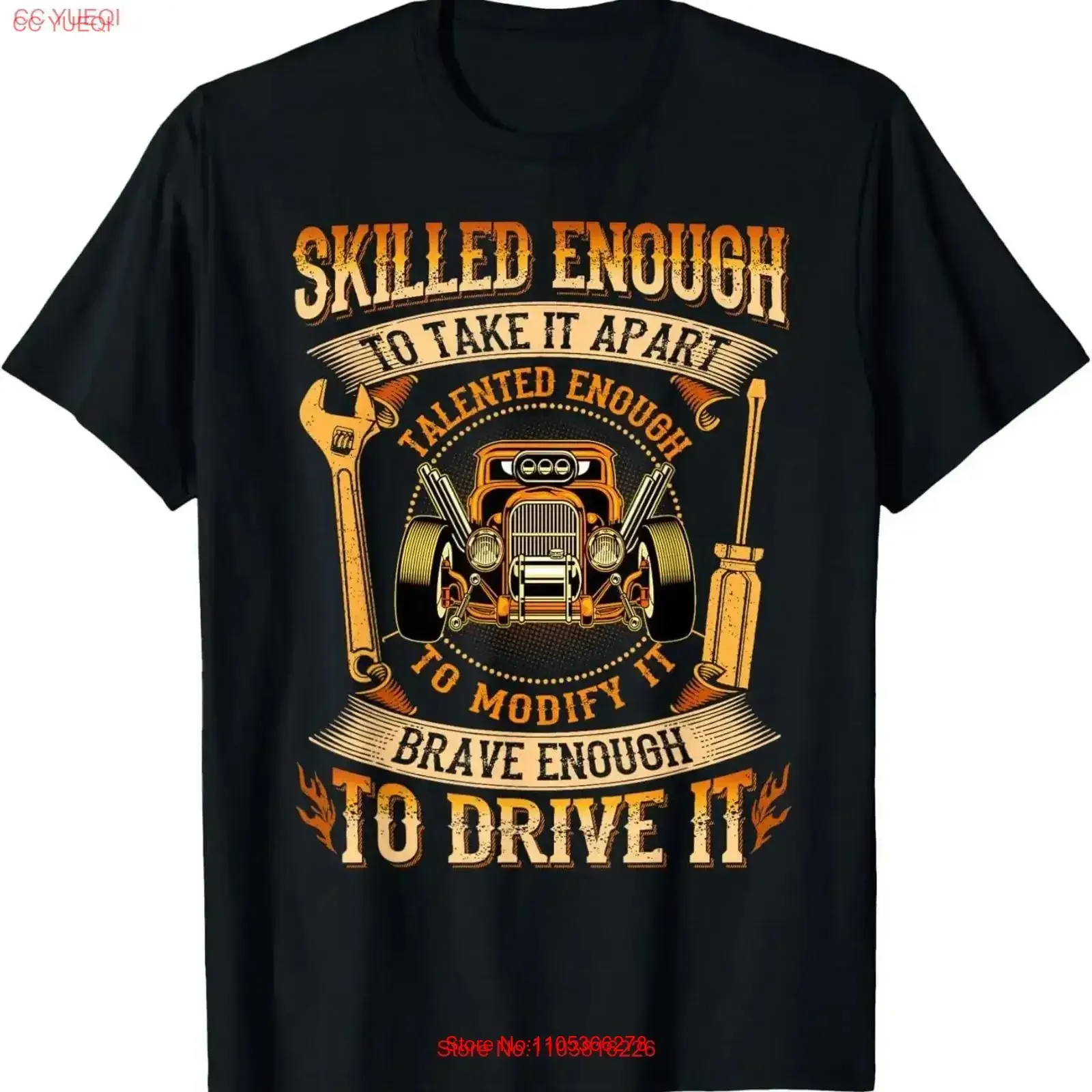 Skilled Enough To Take It Apart Brave Drive T Shirt vintage Washed Stylish Slightly Versatile fashion Comfortable Breathable
