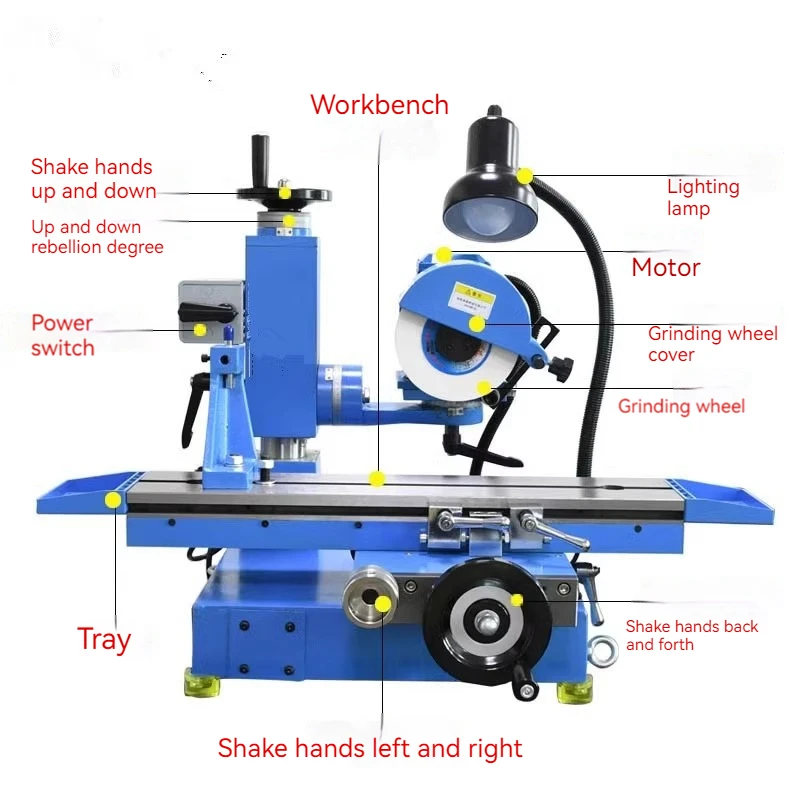 600 Universal Grinding Machine 380V/220V Small Surface Grinder Milling Cutter End Mill Sharpening Machine Face Milling Cutter