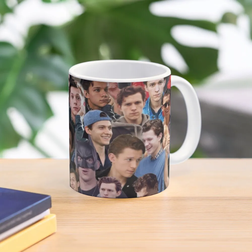 Tom Holland College Classic  Mug Printed Tea Picture Simple Gifts Coffee Design Cup Photo Handle Round Image Drinkware