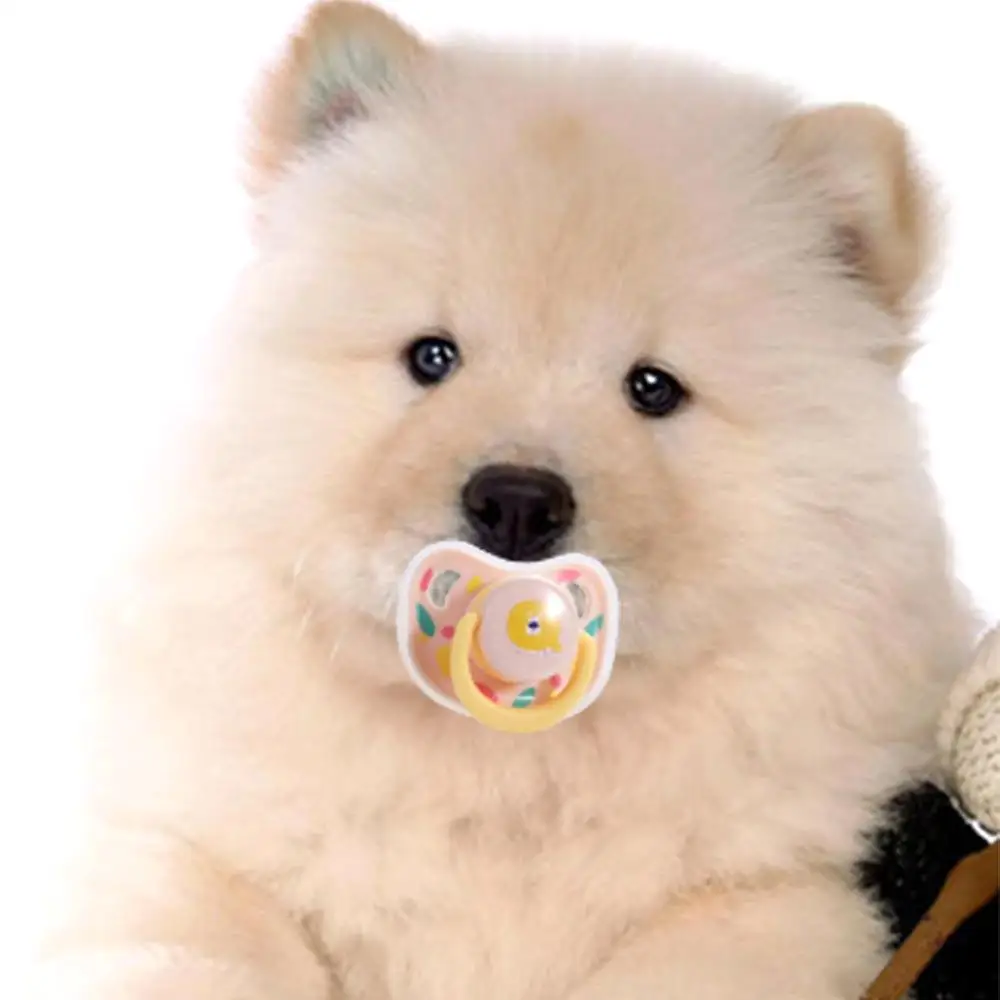 

Bite Resistant Pet Silicone Pacifier Soft Silicone Pet Calming Pacifier Chewing Pacifier Dogs Toys Cat Pacifier Pet Chew Toy