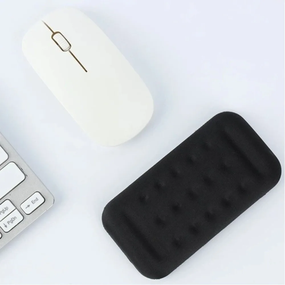 Black Memory Foam Car Armrest Elbow Pad PU Anti-Slip Wrist Rest Breathable Sweat-Absorbent Car Wrist Pad For Mouse Keyboard view 3