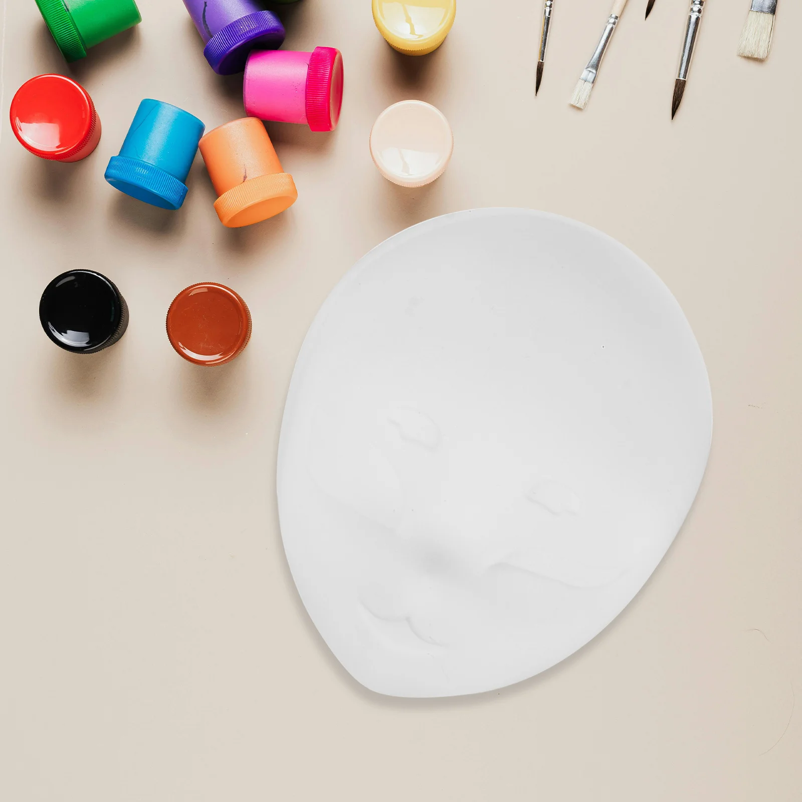 

6Pcs White Animal Mask Base for Painting DIY Fursuit Costume - Lightweight Unpainted Cosplay Face Mask for Role