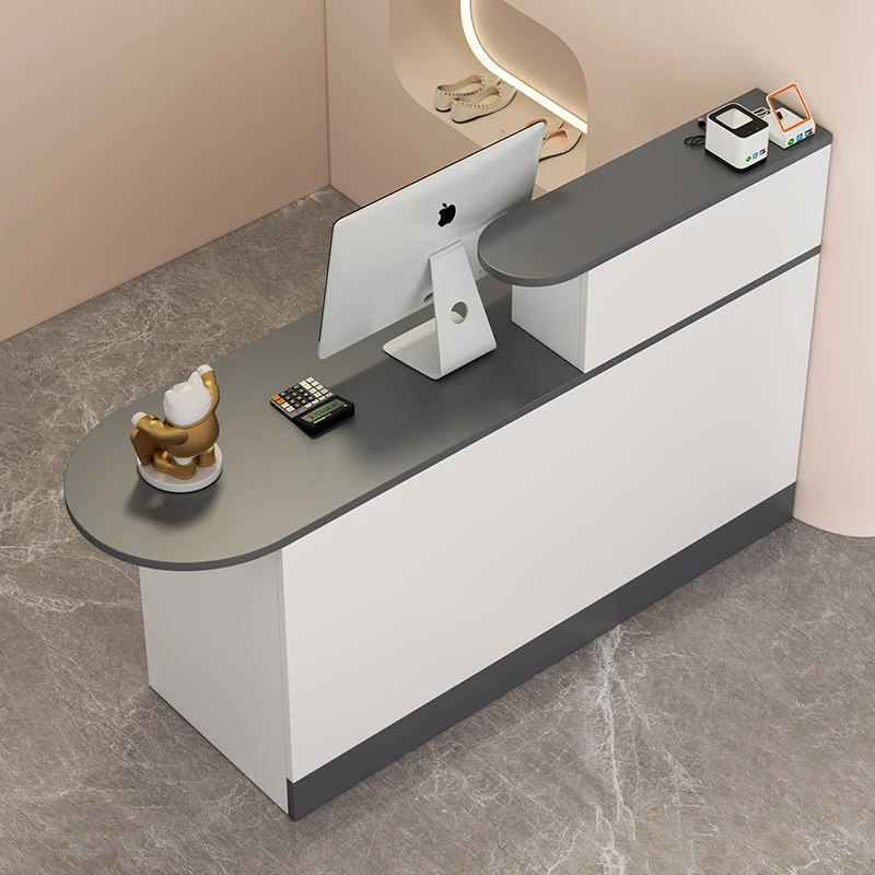 

Bar checkout page store small simple supermarket cash register table clothing store beauty salon hotel front desk counter