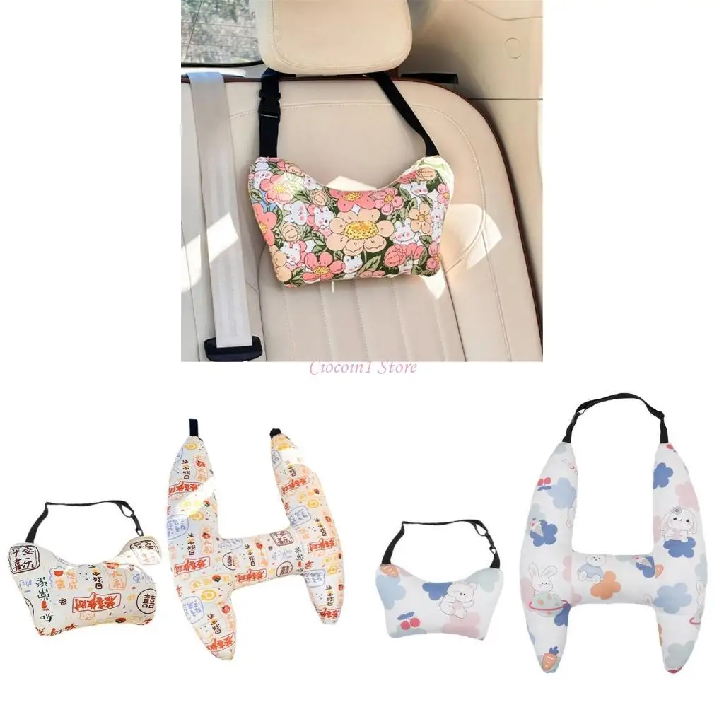 Y1UB H Caseat Pillow for Kids Travel Neck Rest Comfortable Headrest Cushion