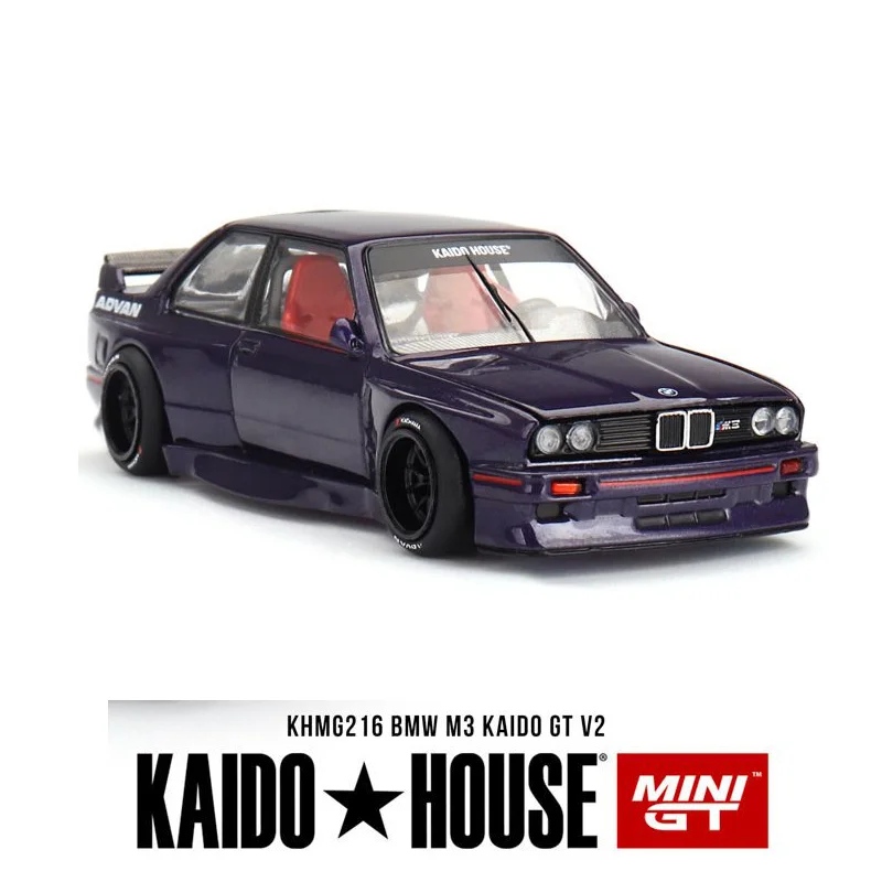 MINI GT KAIDO HOUSE 1:64 BMW M3 E30 GT V2 سبيكة يموت يلقي نموذج سيارة مجموعة هدية #3