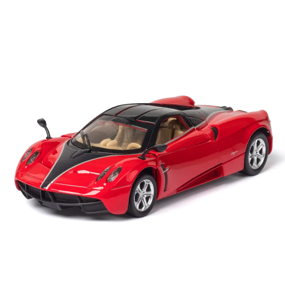 1:32 Pagani Zonda sports car High Simulation Diecast Metal Alloy Model car Sound Light Pull Back Collection Kids Toy Gifts A306