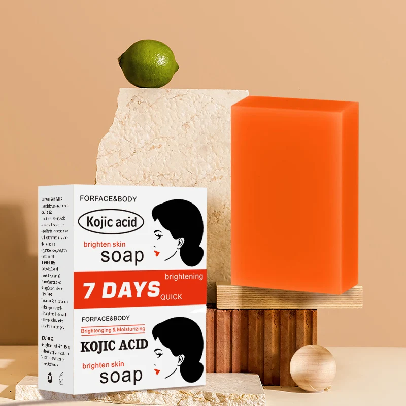 Kojic Acid Soap, Turmeric, Vitamin E Cleansing Soap, Fragrance Soap, Body Bath Soap, Brightens Skin Tone, Improves Dullness