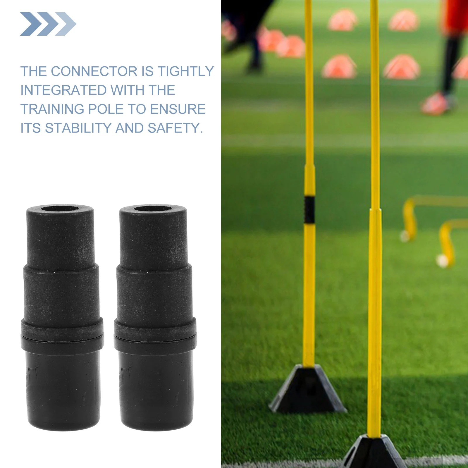 4-шт спортивный тренировочный стержень, разъем для мужчин, баскетбольное пластиковое оборудование, футбольная удочка