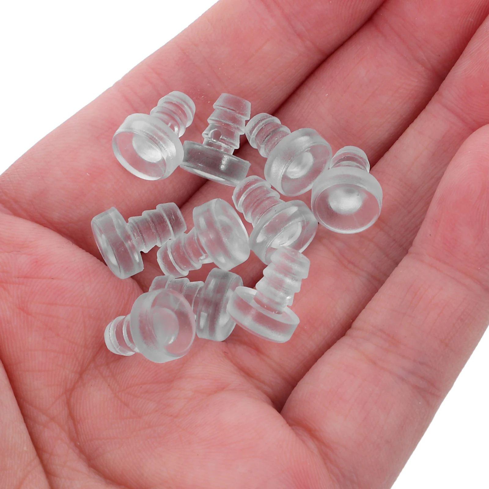 

100pcs Anti Collision Bumper Pads Clear Furniture Edge Protectors Absorbing For Glass Tables Cabinets Walls Furniture