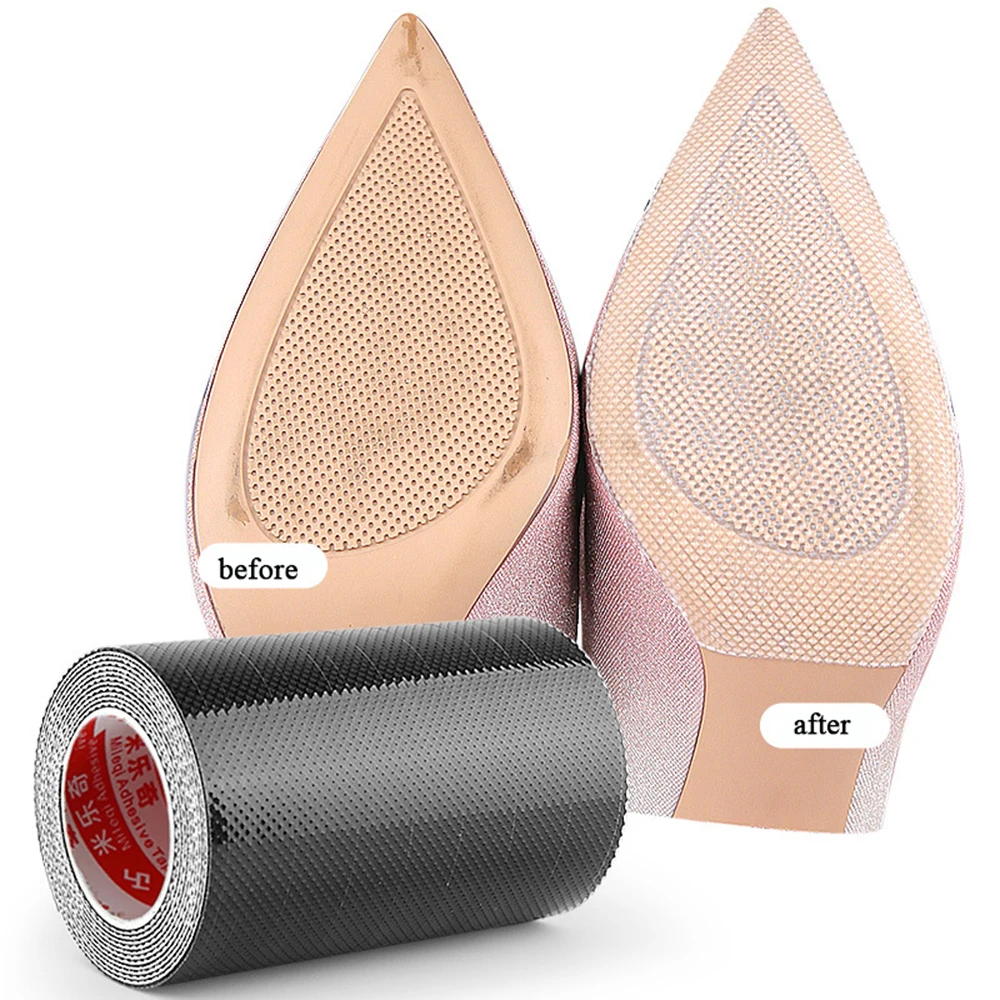 Women Repair Heel Sole Protectors Anti-slip Repair Outsoles Self-adhesive Sticker High Heel Care Bottom Patch Repair Sticker