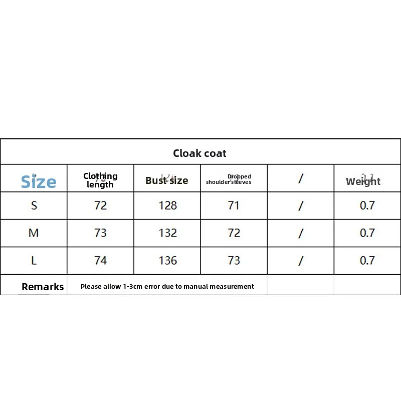 سترة كيب بياقة عالية وأكمام طويلة وأزرار مخفية وسحاب خفيفة الوزن قابلة للتنفس وحاشية فضفاضة للربيع والصيف ملابس خارجية غير رسمية #6