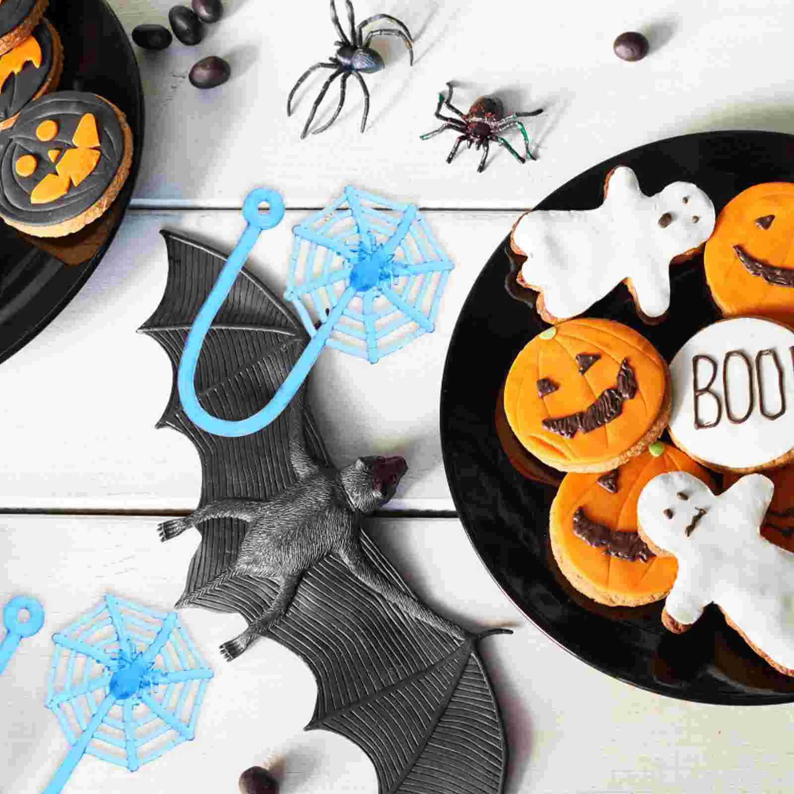 Telaraña viscosa, juguetes interesantes, juguetes adhesivos flexibles, regalos extensibles para niños de Halloween