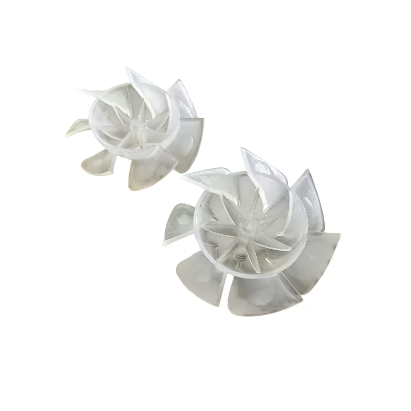 Plastic motor propeller Hair dryer fan blade 7 blades 2mm hole size 55mm diameter 17mm height