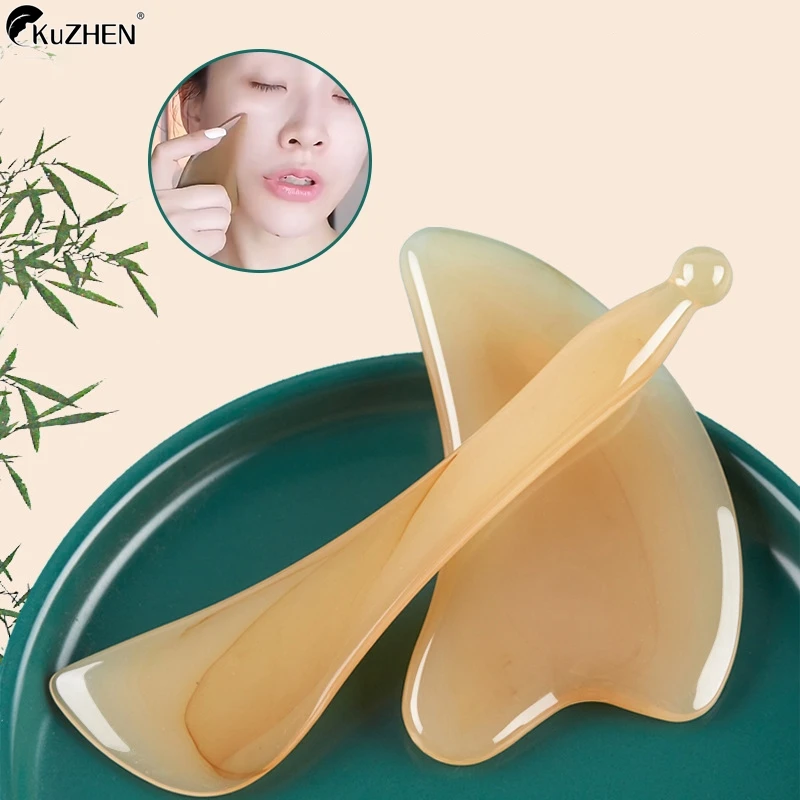 

Skin Scraping Resin Gua Sha Massage Board Guasha Plate Face Eye SPA Massager Scrapers Tools For Face Neck Back Body Legs