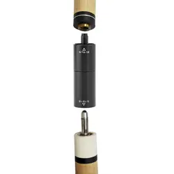 Billiards Cue Extension Middle Shaft Extender Tool Convenient Strong Professional Snooker Pool Cue Extender for Outdoor Adult