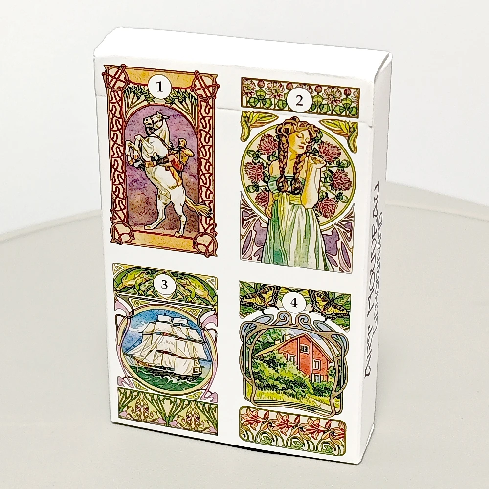 

Колода Лорман в стиле Арт-нуво Оракул 9*6 см, 36 шт. Карты Ленорман в идеальном стиле Art Nouveau