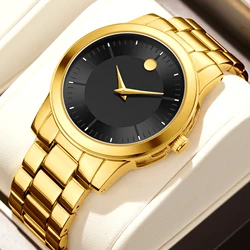 YaLaLuSi Brand Women's Watches Hot Gold Simple Style 2024 New Box Watch Remover Ion Gold Plating