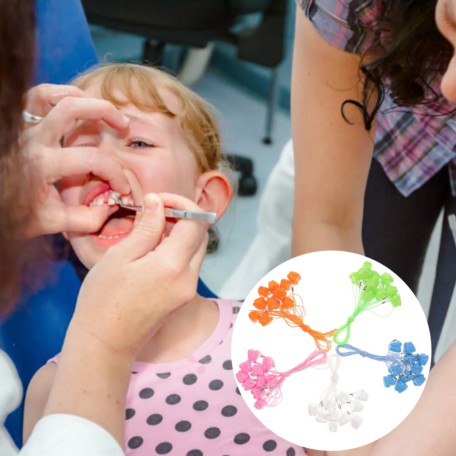 50個入り乳歯ケース-記念品収納箱-初めての歯用-プレミアムプラスチックオーガナイザー-安全で滑らかなデザイン-赤ちゃんの成長記念記録