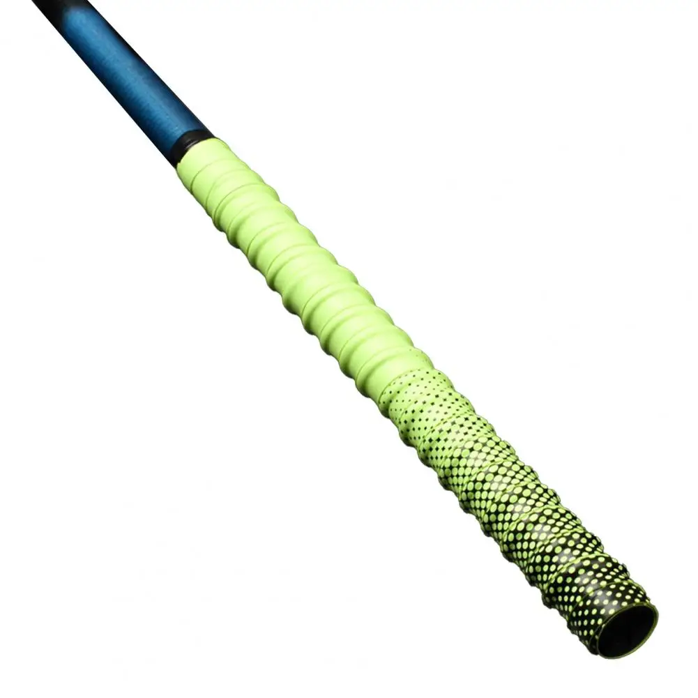 Wear-resistant Rod Handle Grip Sweat-absorbent Comfortable Faux Leather Fishing Pole Wrap Badminton Racket