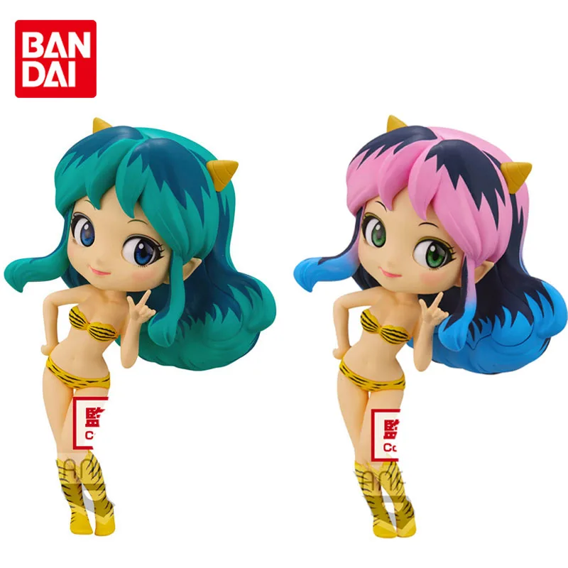 

Bandai Genuine Qposket Urusei Yatsura Anime Figure Lum Action Figure Toys for Boys Girls Kids Gifts Collectible Model Ornaments