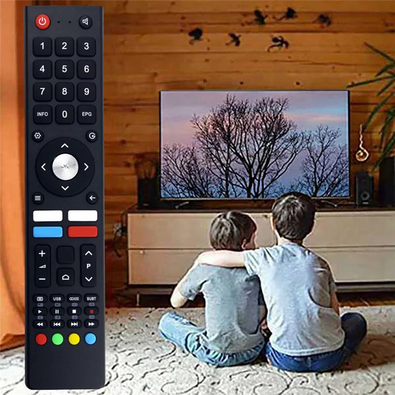 HFES Vervanging Voice Remote Voor CHIQ Smart 4K UHD TV L32H7N L32H7S U43H7AN U43H7L U43H7LX U50H7AN U50H7N U55H7A